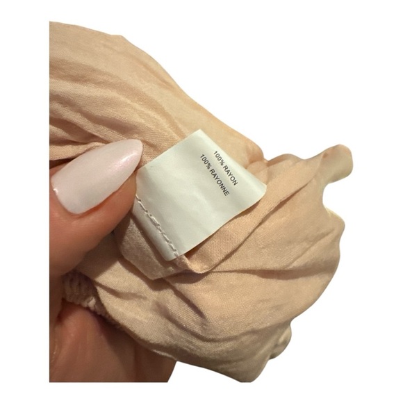 RAMY BROOK Sibyl Skirt Blush Sz S Smocked Ruffle Tiered Mini Skirt Preppy - Picture 10 of 11